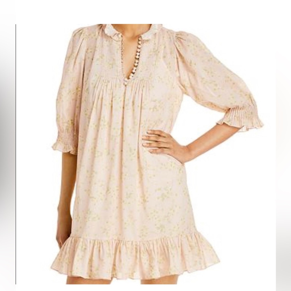 Rebecca Taylor Adela Floral Voile Dress XL